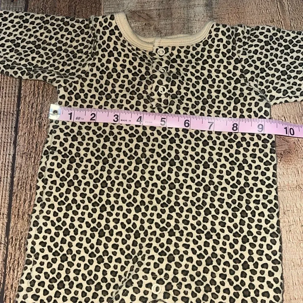 💜 Hudson baby premium quilted coveralls leopard print